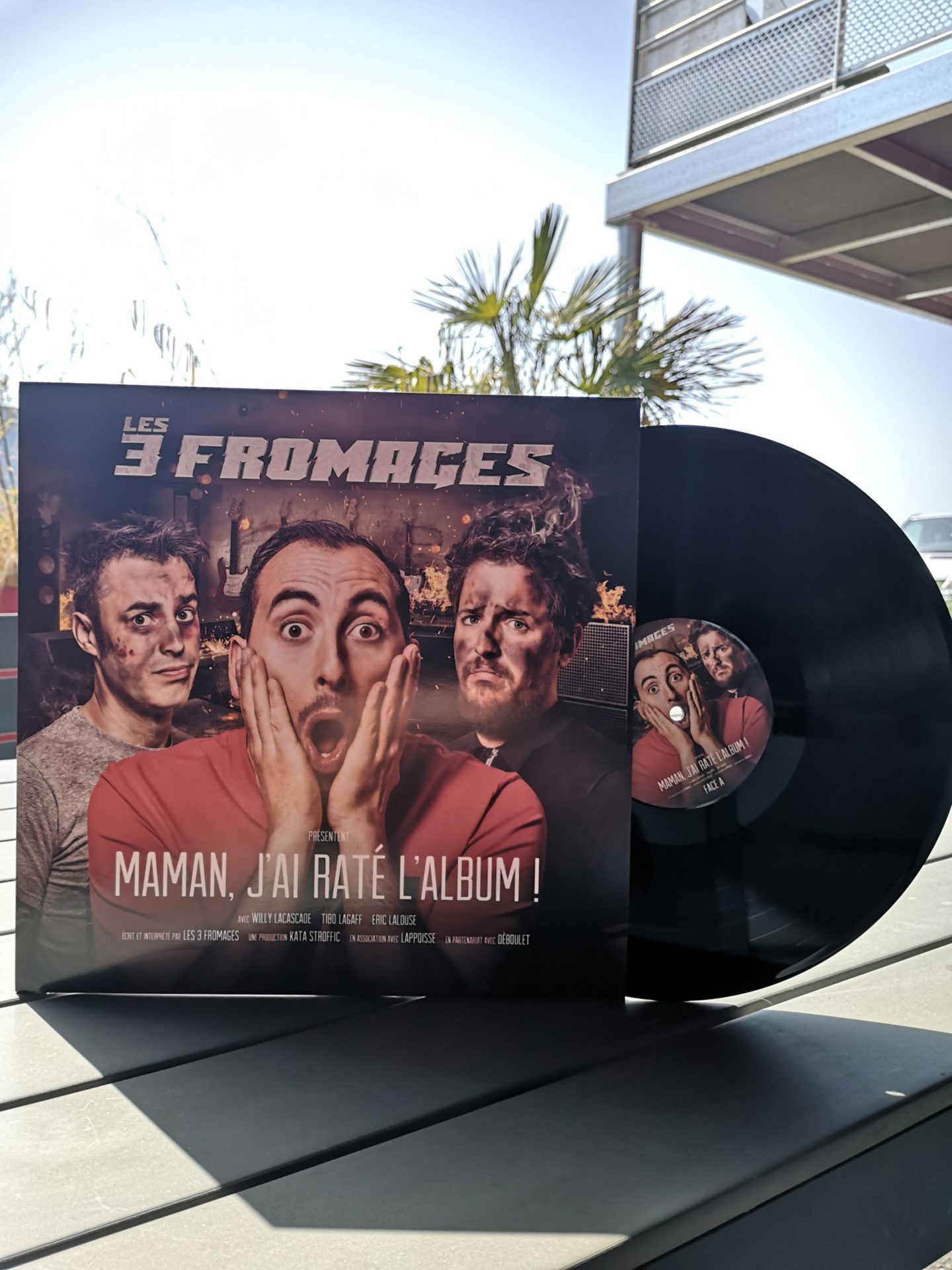 Les 3 Fromages « Maman j'ai raté l'album », le vinyle