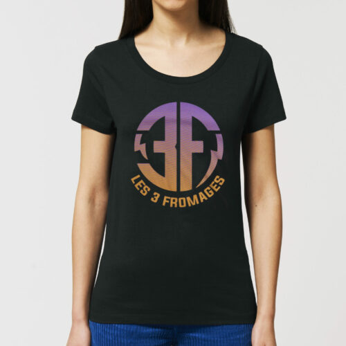 T-shirt femme "Logo 3F" 100% coton bio
