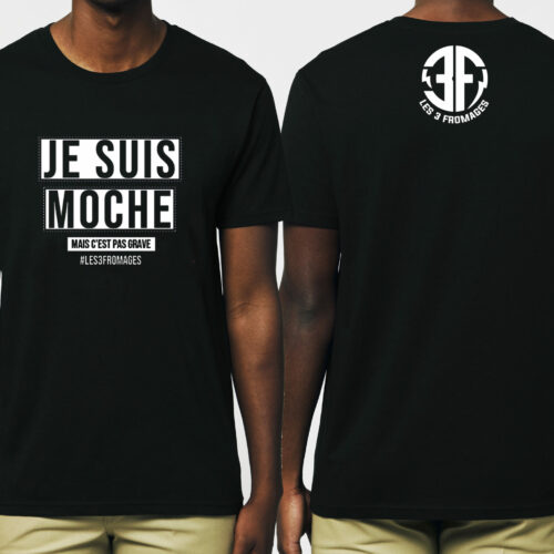 T-shirt homme "Je Suis Moche" + "Logo"