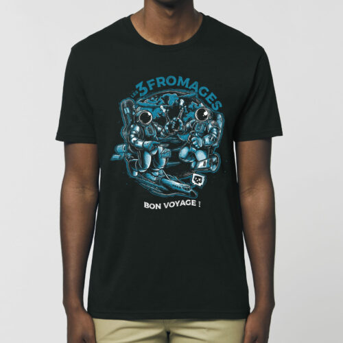 T-shirt homme "Bon Voyage" 100% coton bio
